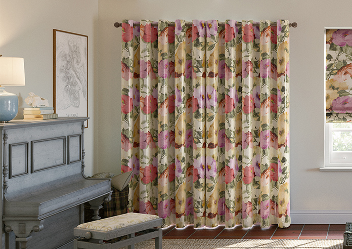Amelia Faux Silk, Berry Blush - Made to Measure Curtain - Image 7